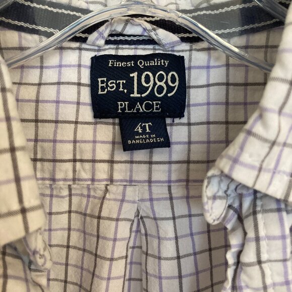 Boy's Collared Shirt - Size 4 - Picture 3 of 4